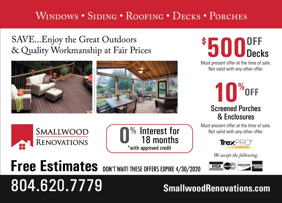 Smallwood Renovations Decks & Porches