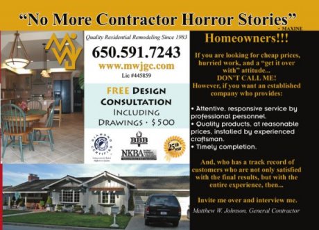 Matthew W. Johnson, General Contractor Matthew W. Johnson, General Contractor