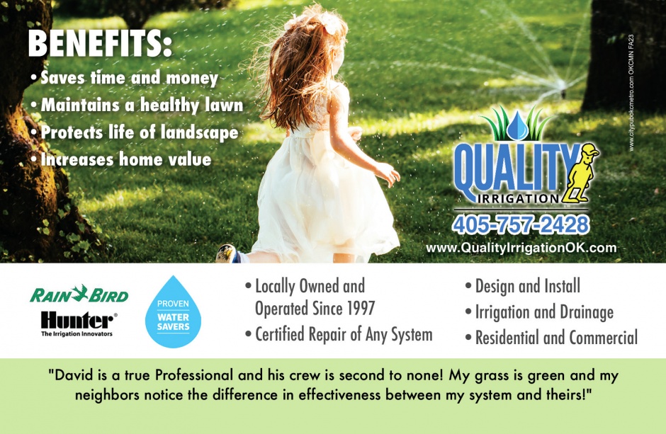 Quality Irrigation Quality Irrigation