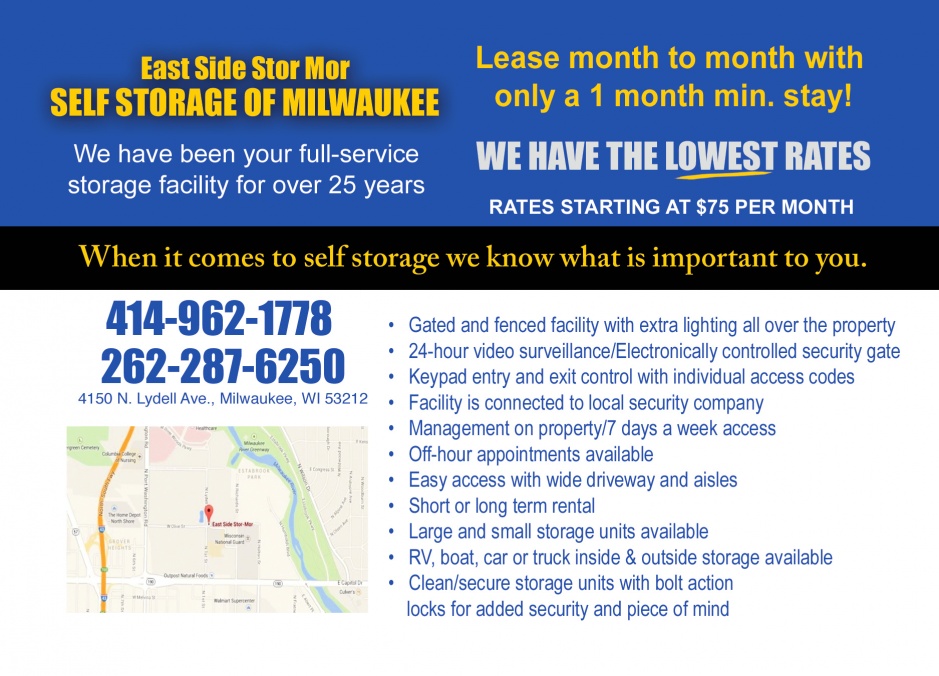 East Side Stor Mor Self Storage of Milwaukee