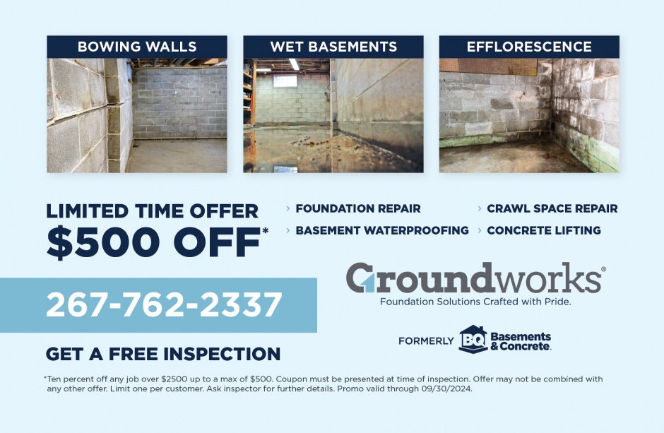 Groundworks Basements & Concrete $525 Off! Groundworks Basements & Concrete $525 Off!