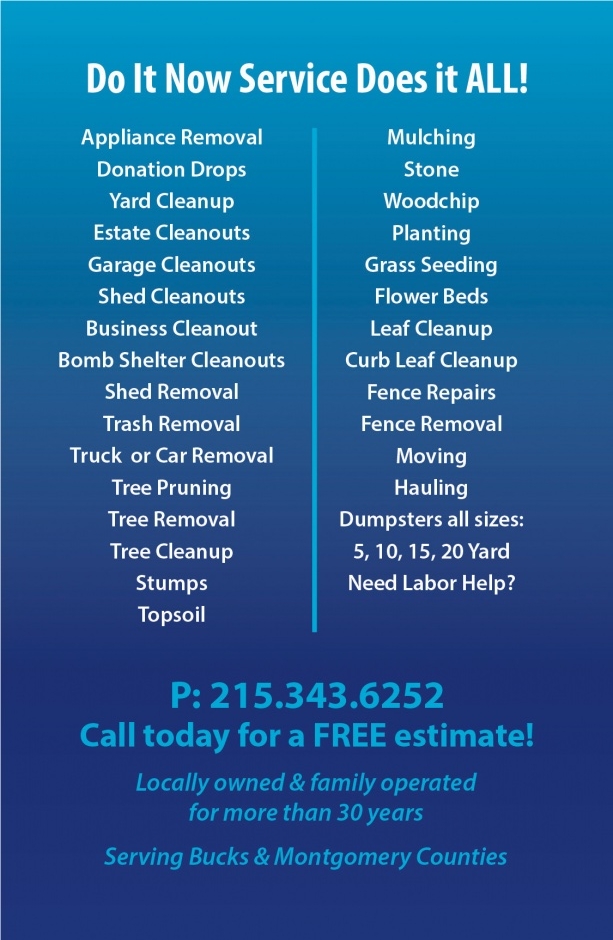 Junk Removal - Do It Now Service Junk Removal - Do It Now Service
