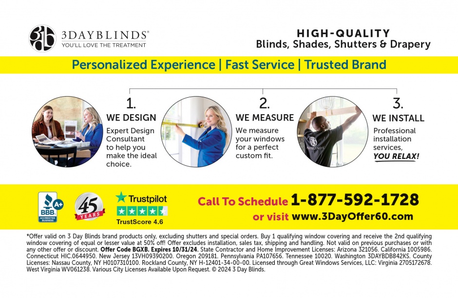 3 Day Blinds - Lower Bucks Offer 3 Day Blinds - Lower Bucks Offer