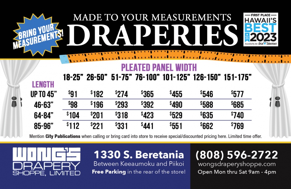 Wongs Drapery Shoppe